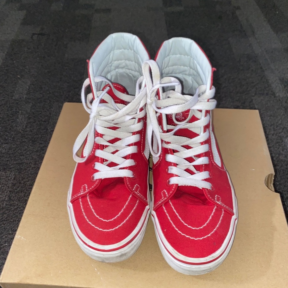 COPY - Red Sk8 Hi Vans
